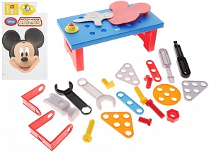 Игровой набор инструментов с тележкой - Микки Маус (Bildo, B 8403veg)